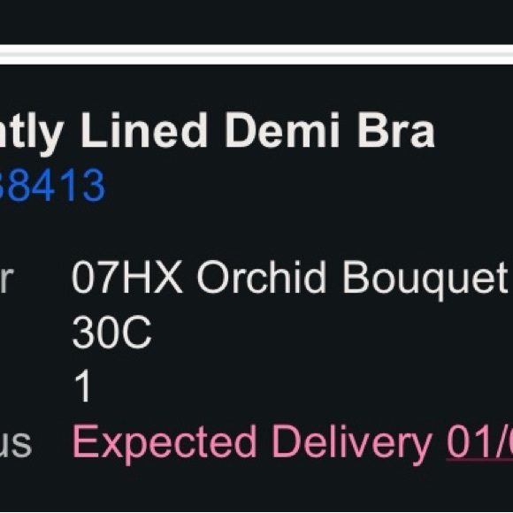 Victoria’s Secret The T-Shirt Lightly Lined Demi Bra | 30C | Orchid Bouquet 07HX - Picture 11 of 13